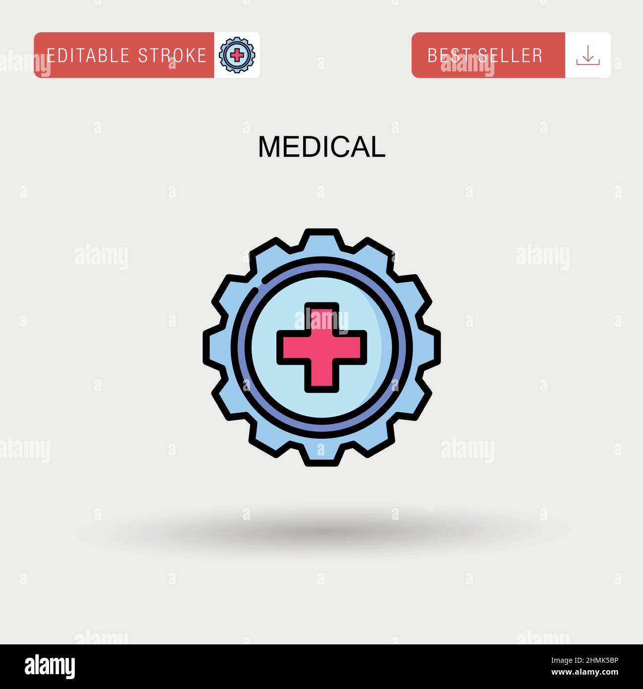 Medical Simple vector icon Stock Vector Image & Art - Alamy