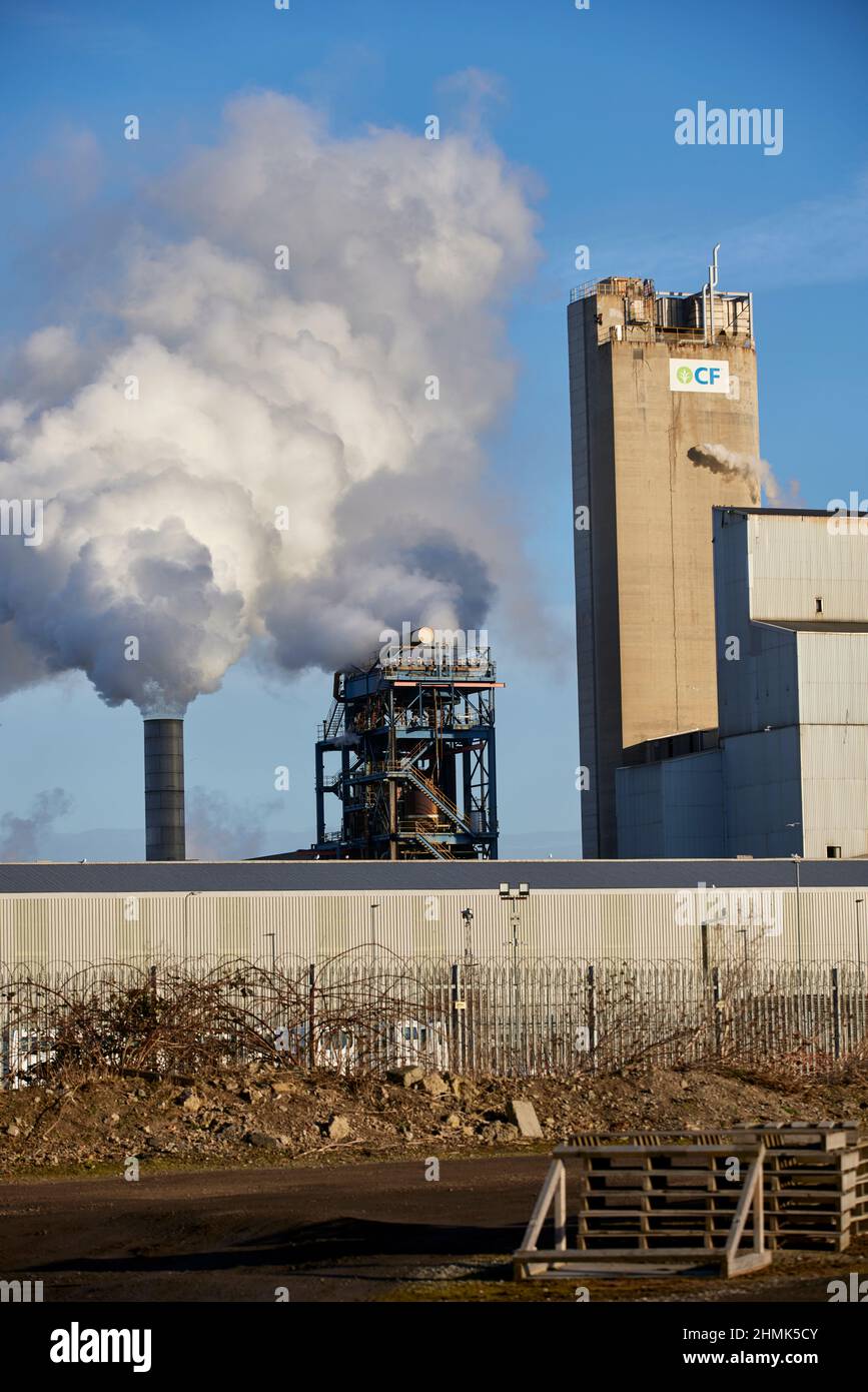 CF Industries, leading global manufacturer of hydrogen and nitrogen products Billingham Stockton-on-Tees, County Durham, England Stock Photo