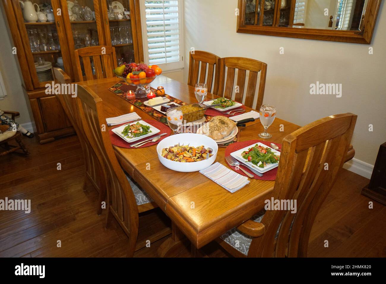 Holiday Dinner Stock Photo