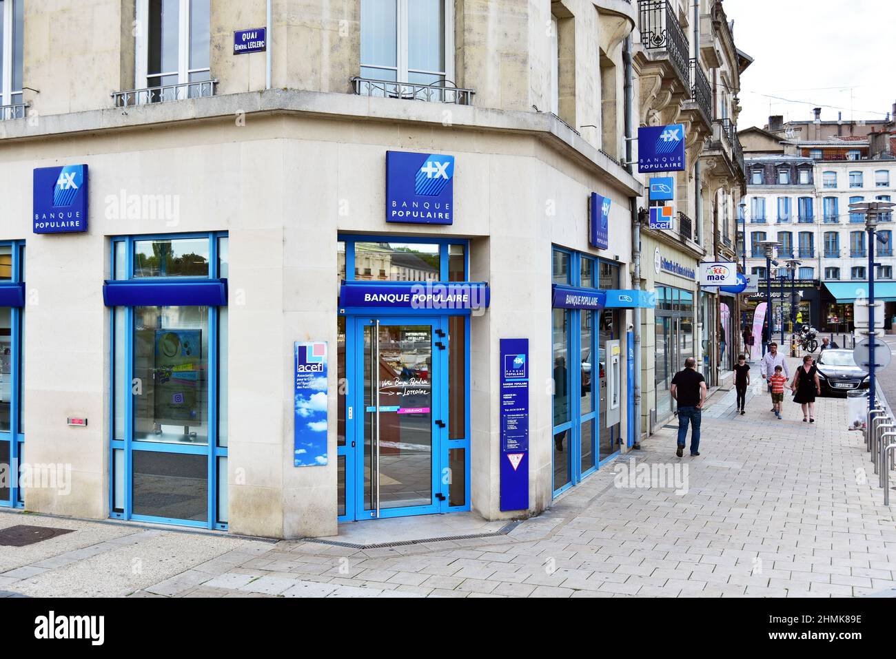 Branch of Banque Populaire Stock Photo