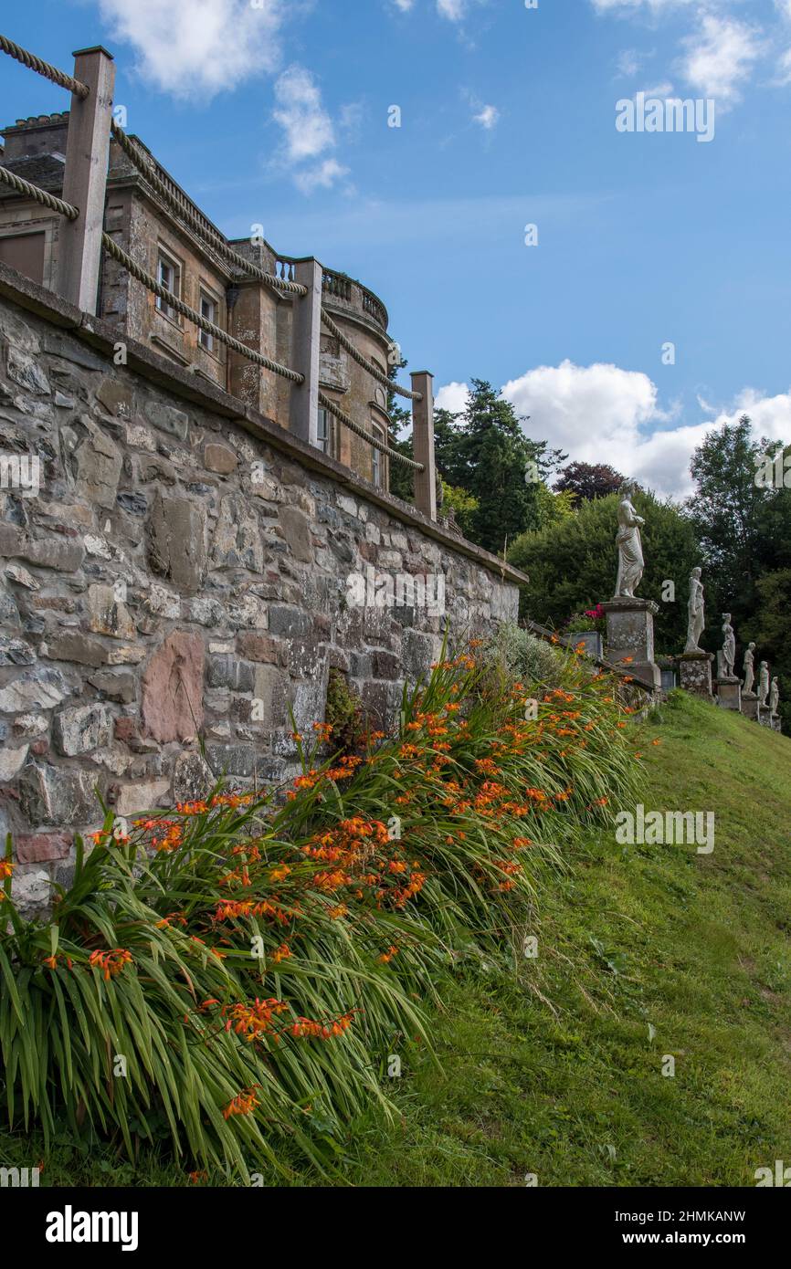The Haining House and gardens, Selkirk Stock Photo
