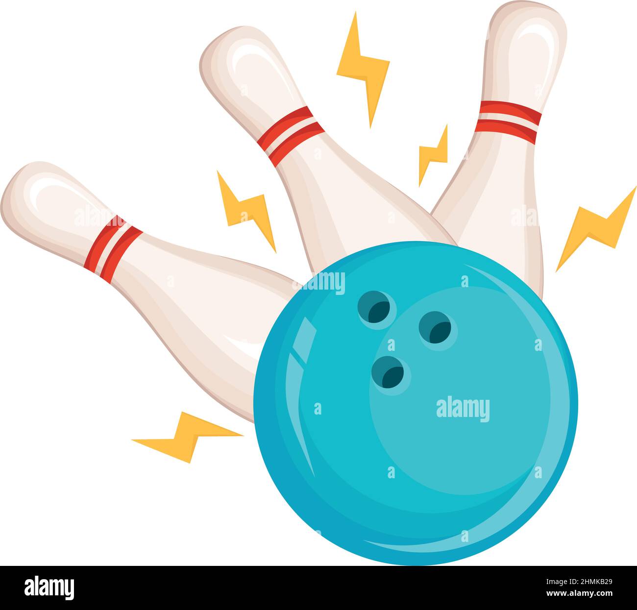 Bowling Sport Strike Game Stock Vector Image Art Alamy