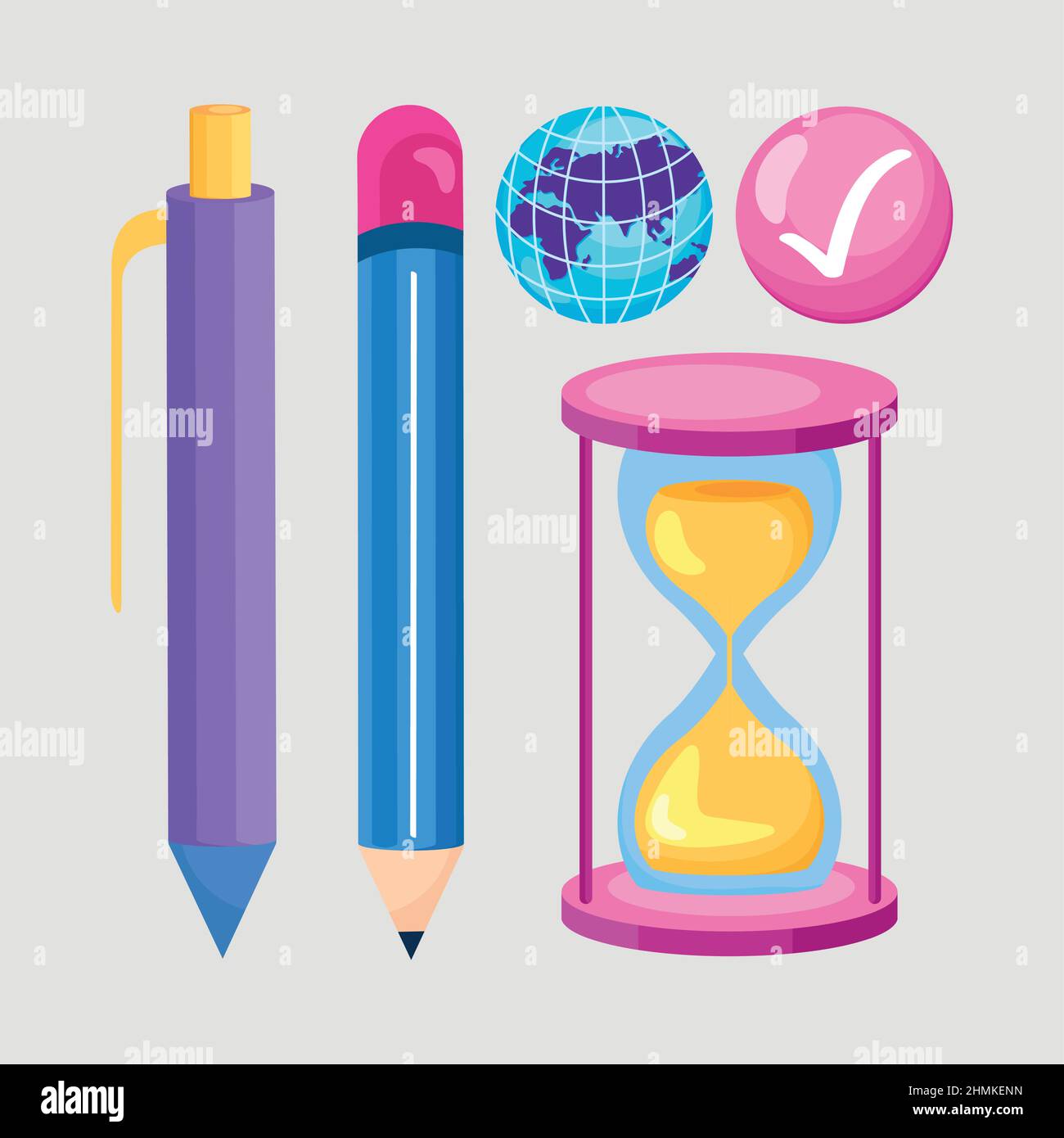 knowledge concept five icons Stock Vector Image & Art - Alamy