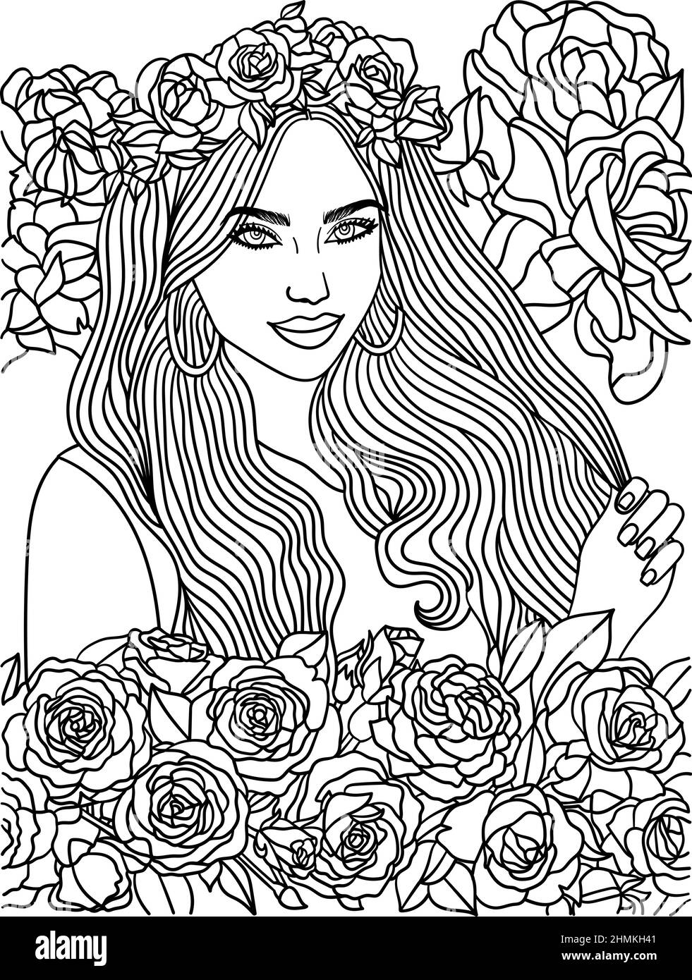 1070  Coloring Pages Of Cute Girl  Latest HD