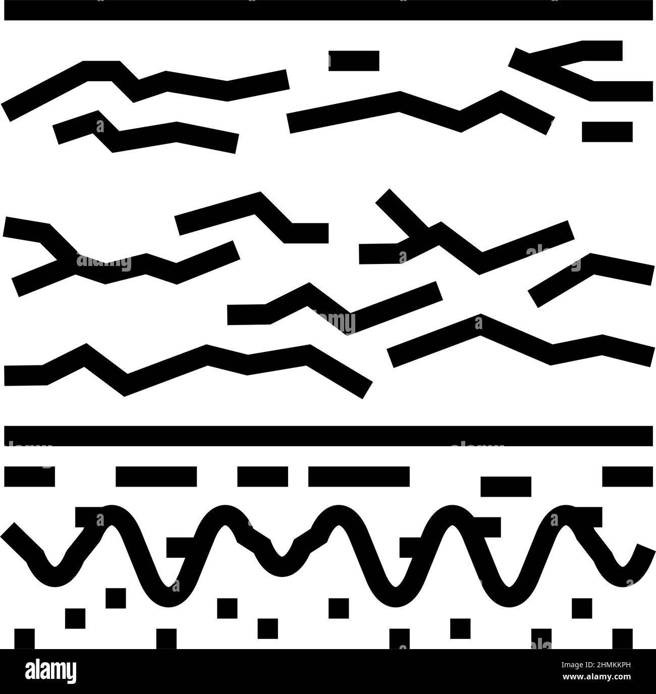 very dry skin line icon vector illustration Stock Vector Image & Art ...