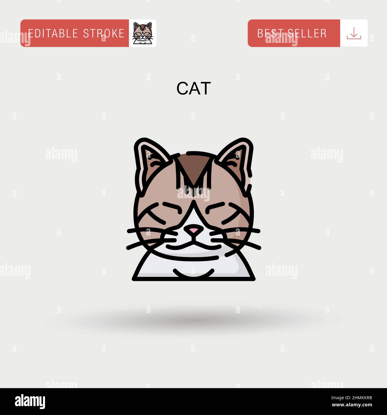 Baby animal cute cat funny studio Stock Vector Images - Alamy