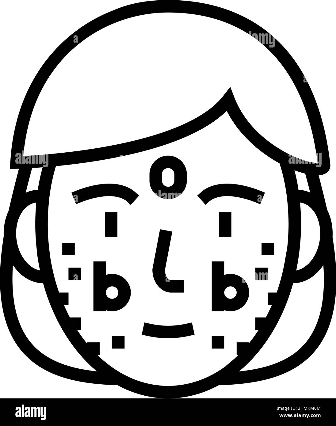combination skin line icon vector illustration Stock Vector Image & Art ...