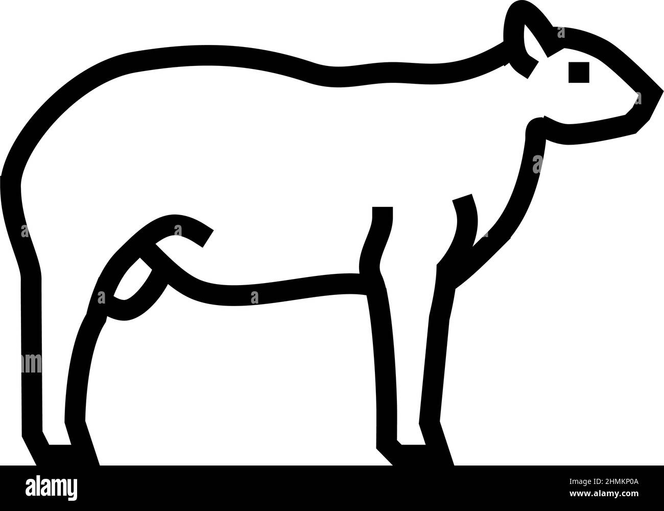 texel sheep line icon vector illustration Stock Vector Image & Art - Alamy