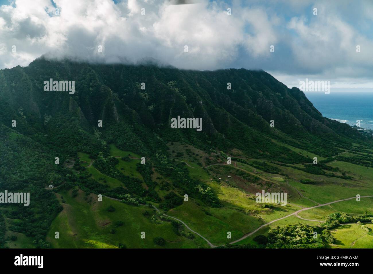 Areal view beautiful hawaiian hi-res stock photography and images - Alamy