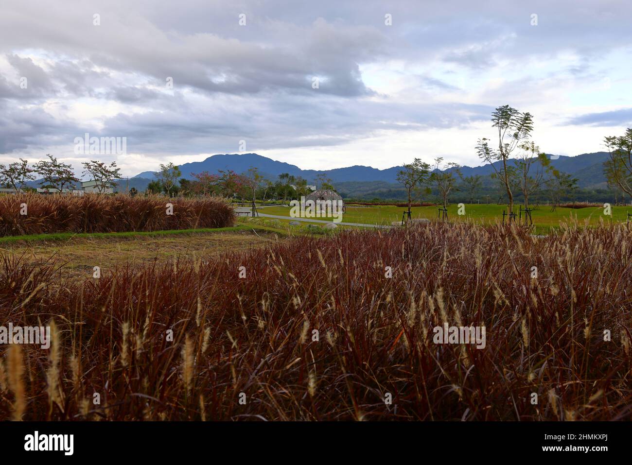 Taitung County Luye Township Office located at Taitung, eastern Taiwan Stock Photo