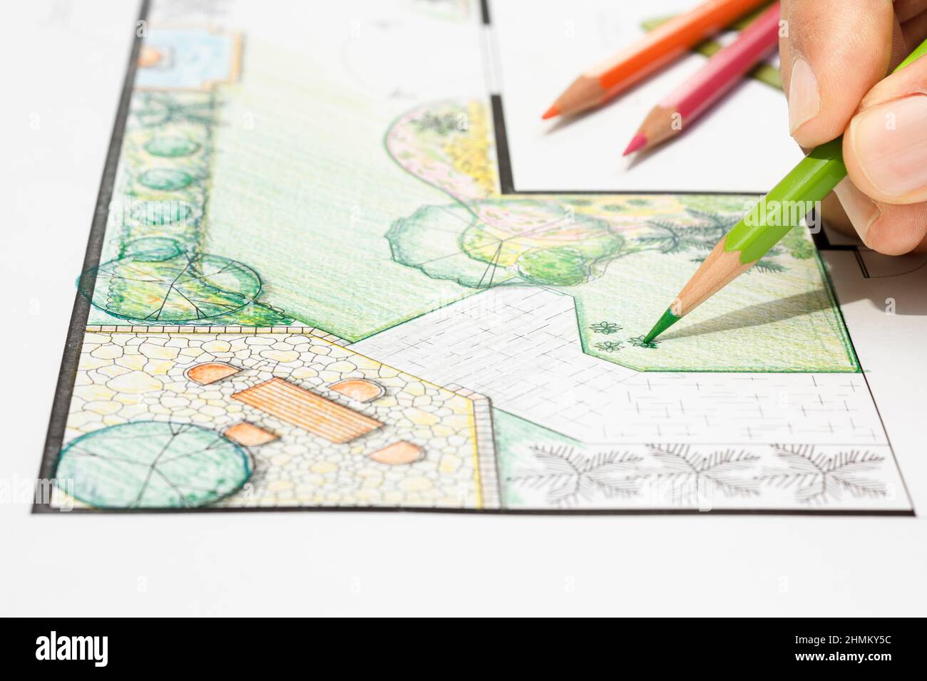 Landscape design plan hires stock photography and images  Alamy