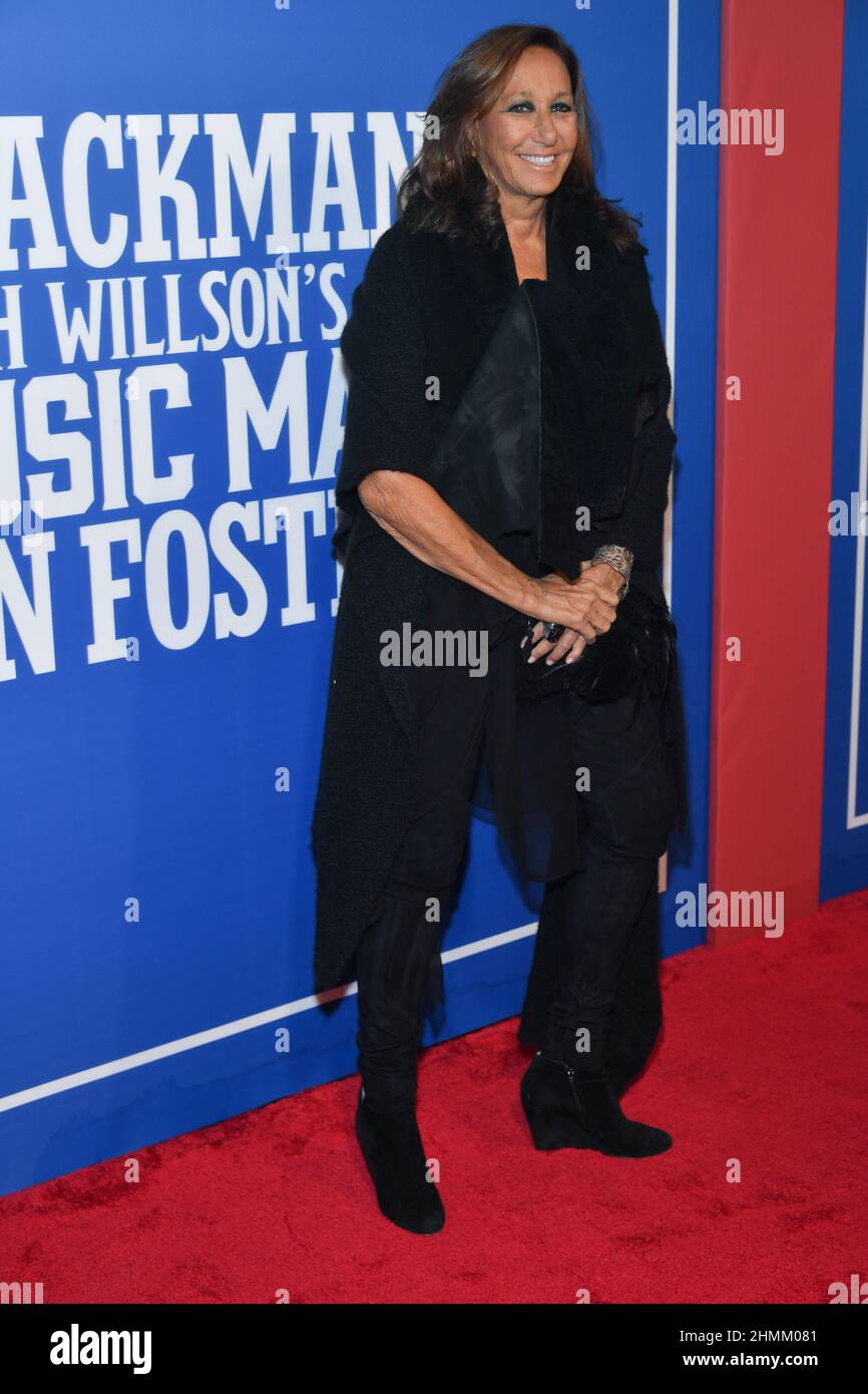 Donna Karan attends the opening night of The Music Man at the