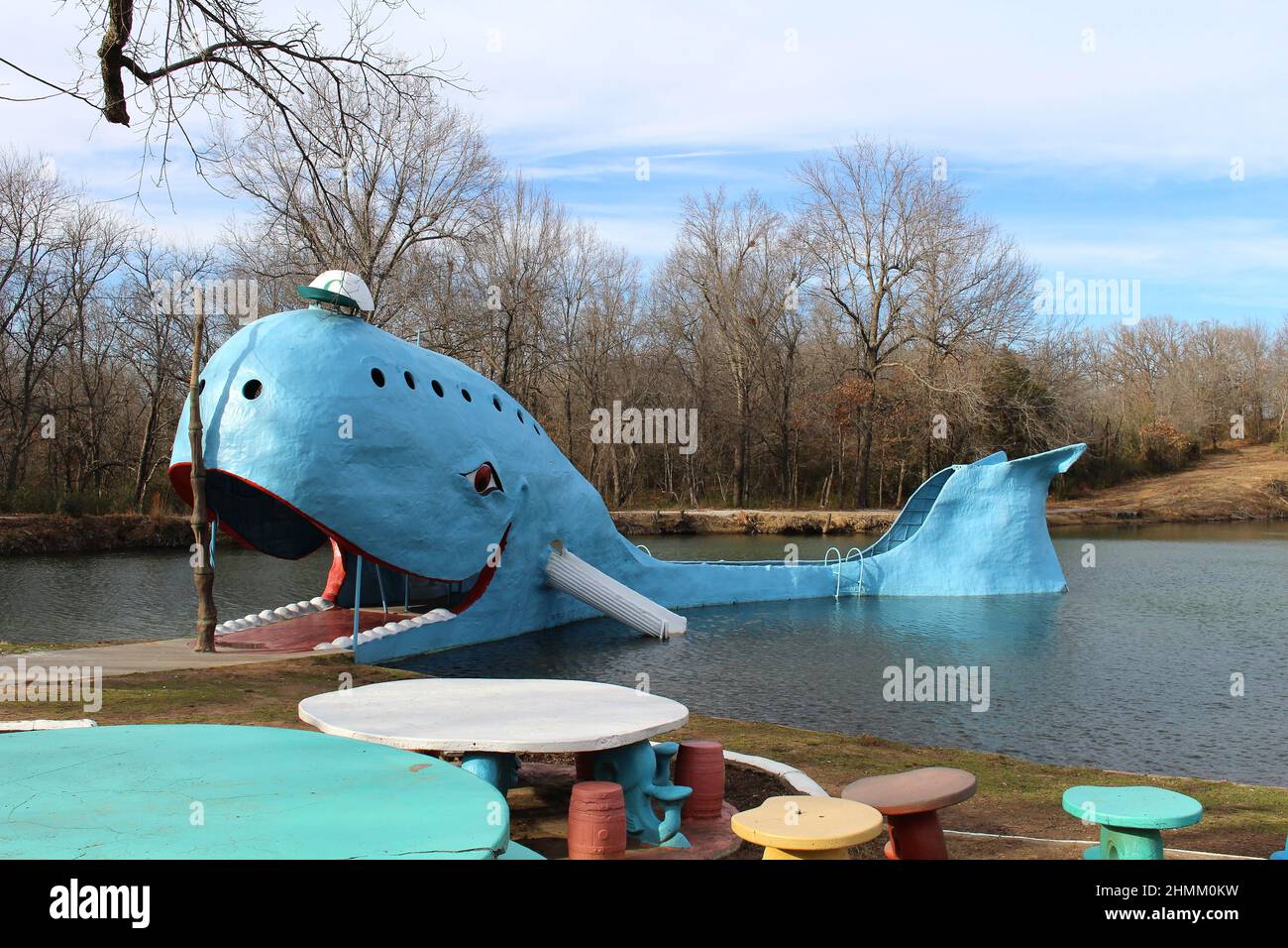 The Blue Whale of Catoosa in Catoosa Oklahoma along historic Route 66 The Blue Whale of Catoosa in Catoosa Oklahoma along historic Route 66