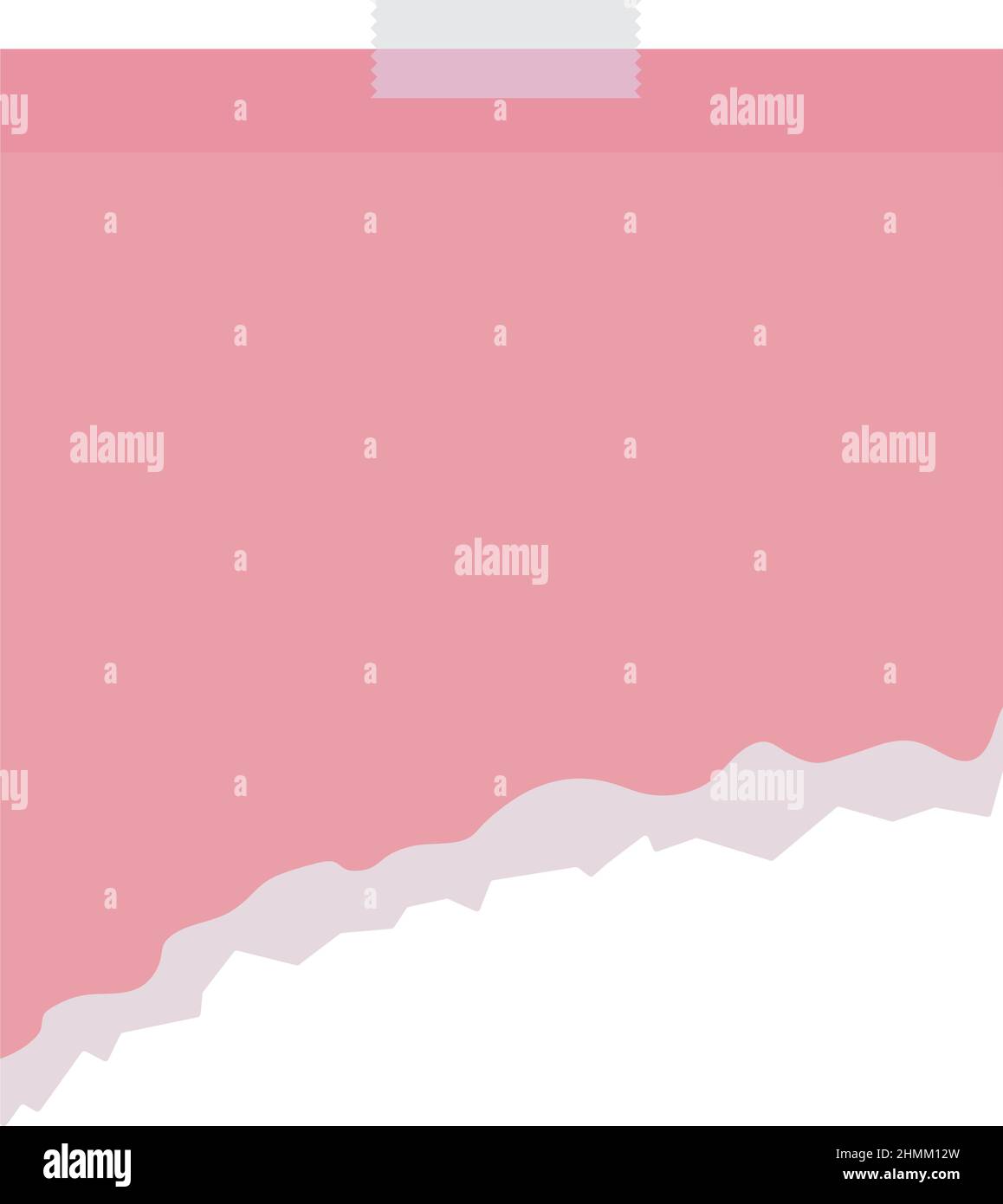 pink ripped paper on white background Stock Vector Image & Art - Alamy