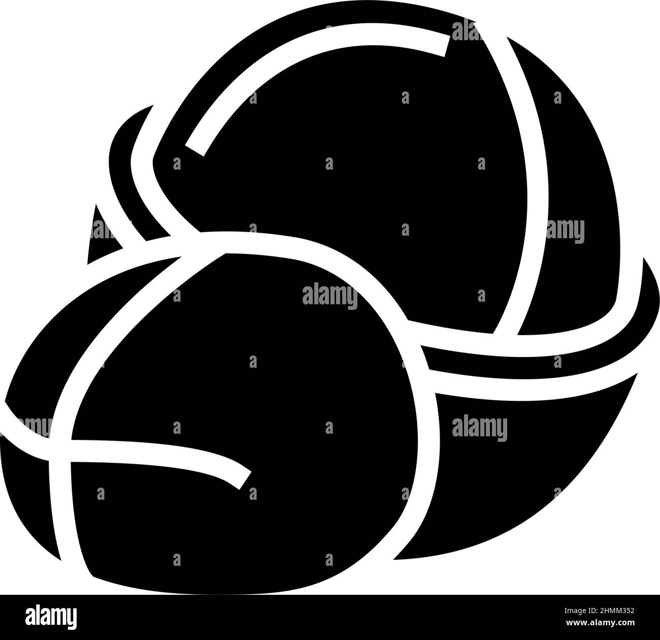 macadamia nut glyph icon vector illustration Stock Vector Image & Art