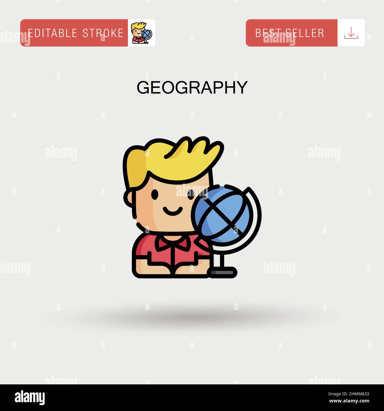 Geography Simple vector icon Stock Vector Image & Art Alamy