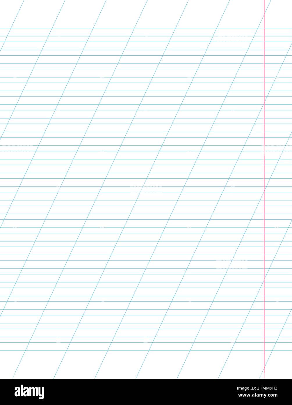 graph paper printable lined grid paper with color horisontal diagonal lines geometric pattern for school oblique notebook realistic lined paper stock vector image art alamy