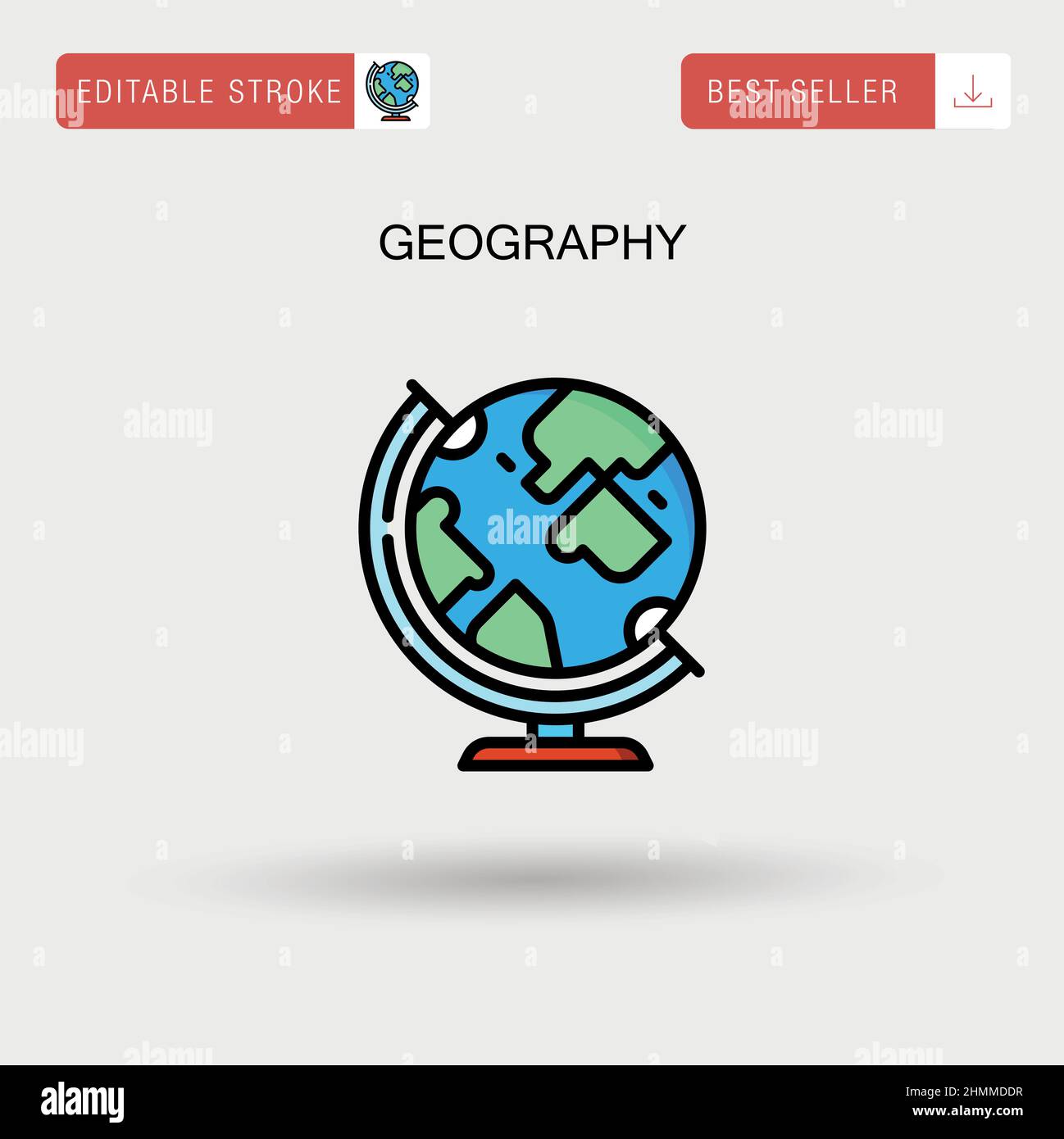 Geography Simple vector icon Stock Vector Image & Art Alamy