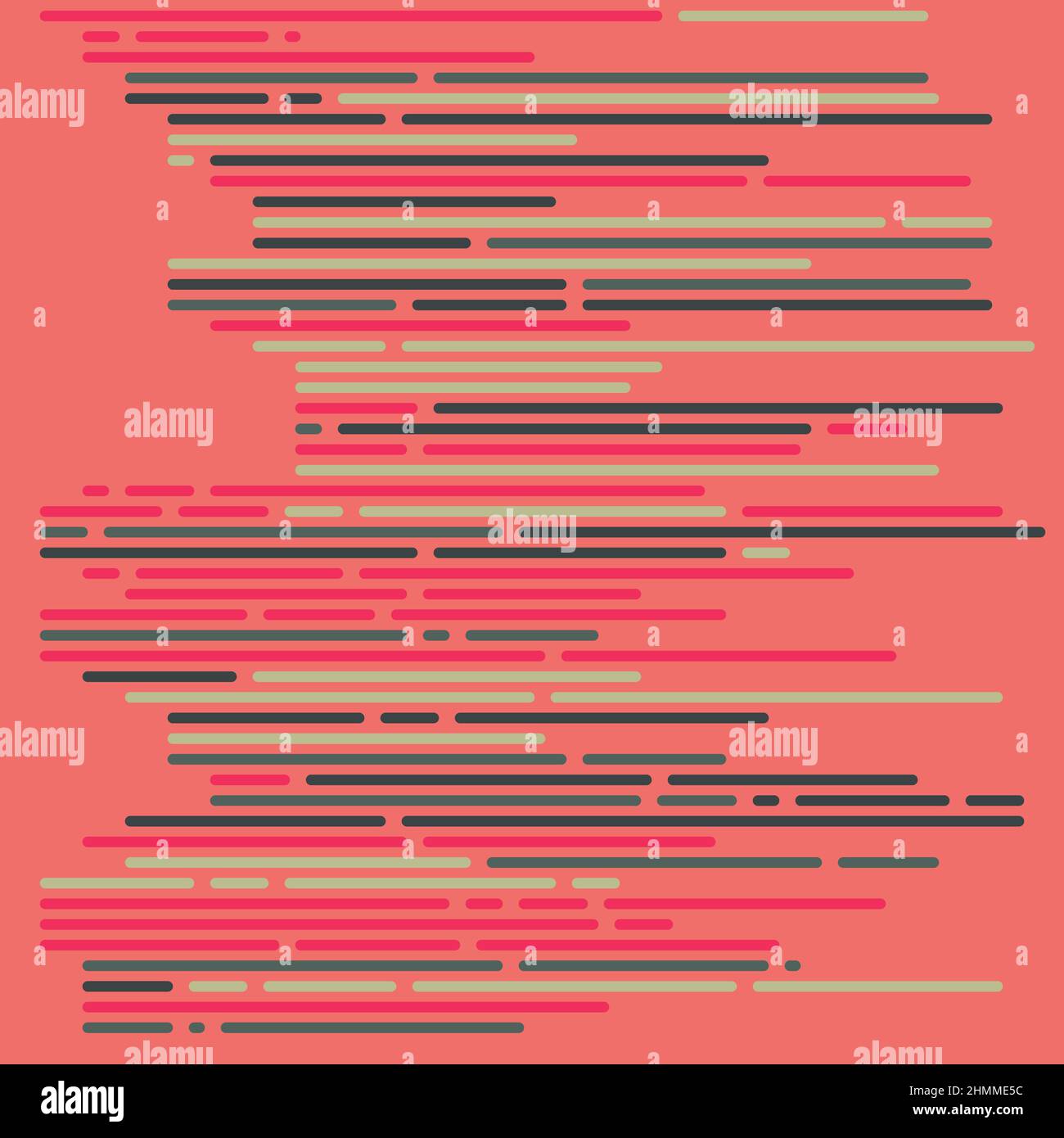 Cartoon coding simulated lines vector illustration Stock Vector Image ...