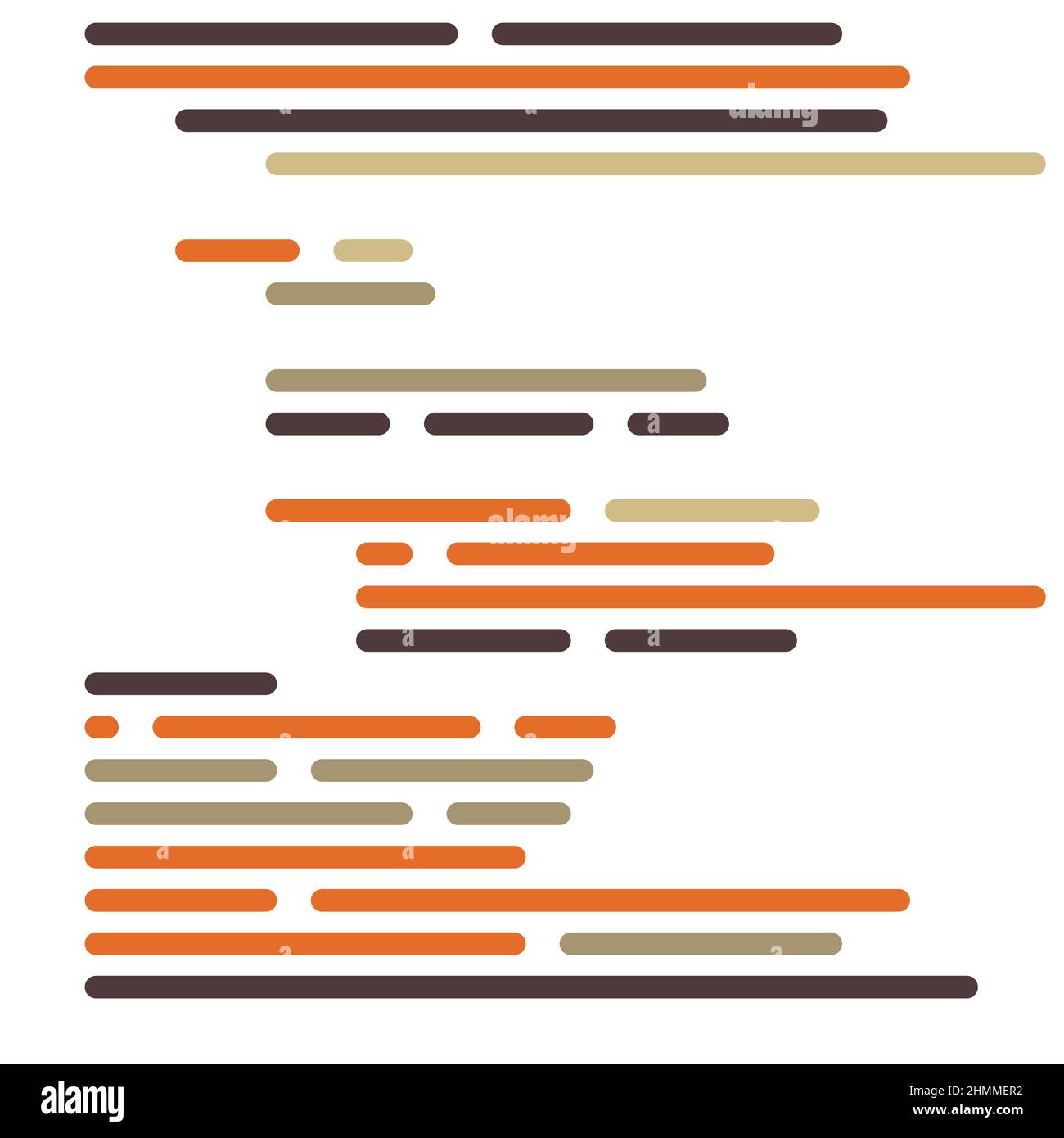 Cartoon coding simulated lines vector illustration Stock Vector Image ...