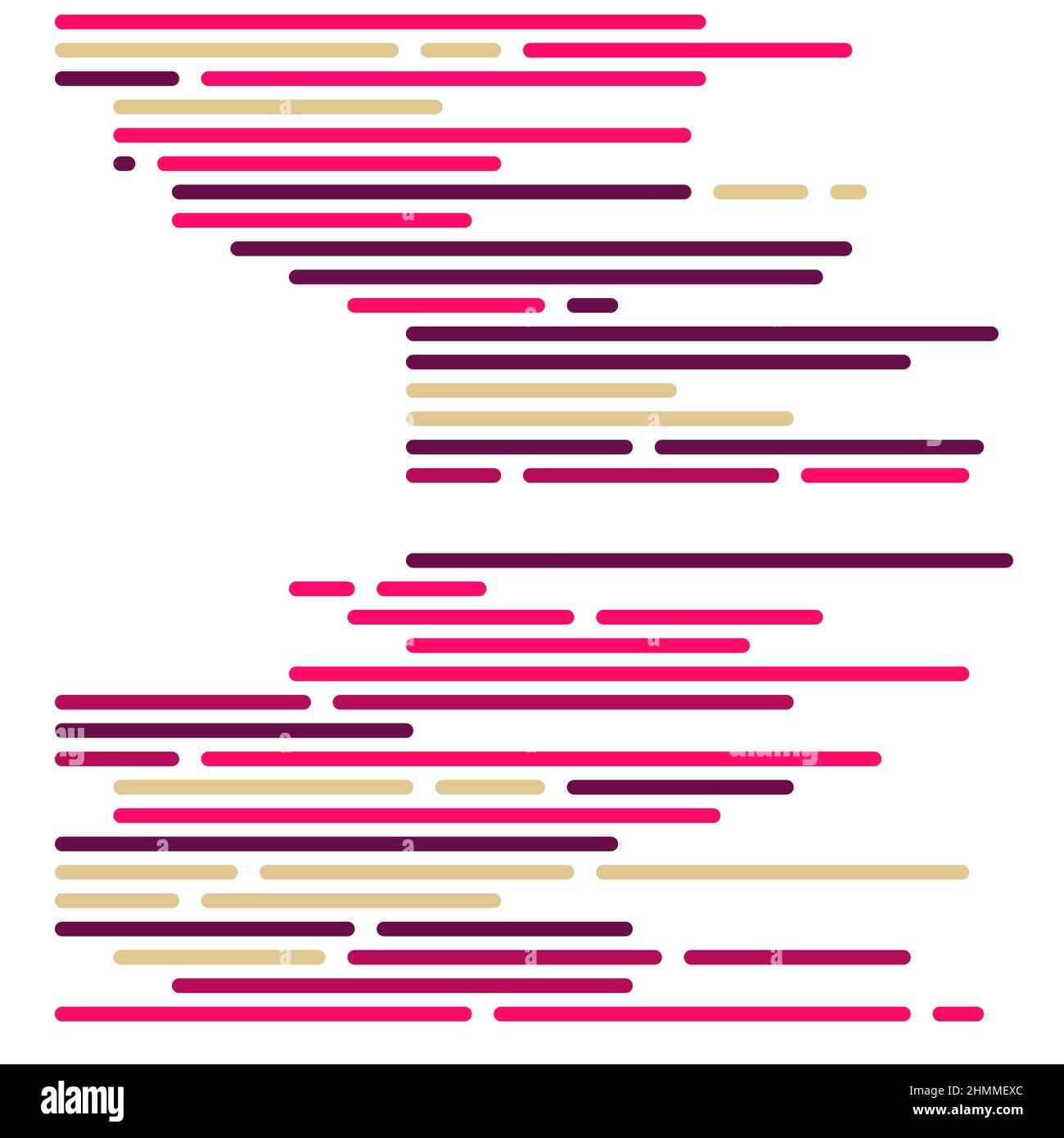 Cartoon coding simulated lines vector illustration Stock Vector Image ...