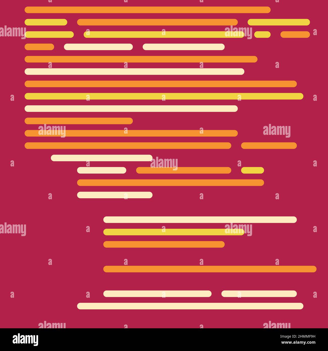 Cartoon coding simulated lines vector illustration Stock Vector Image ...