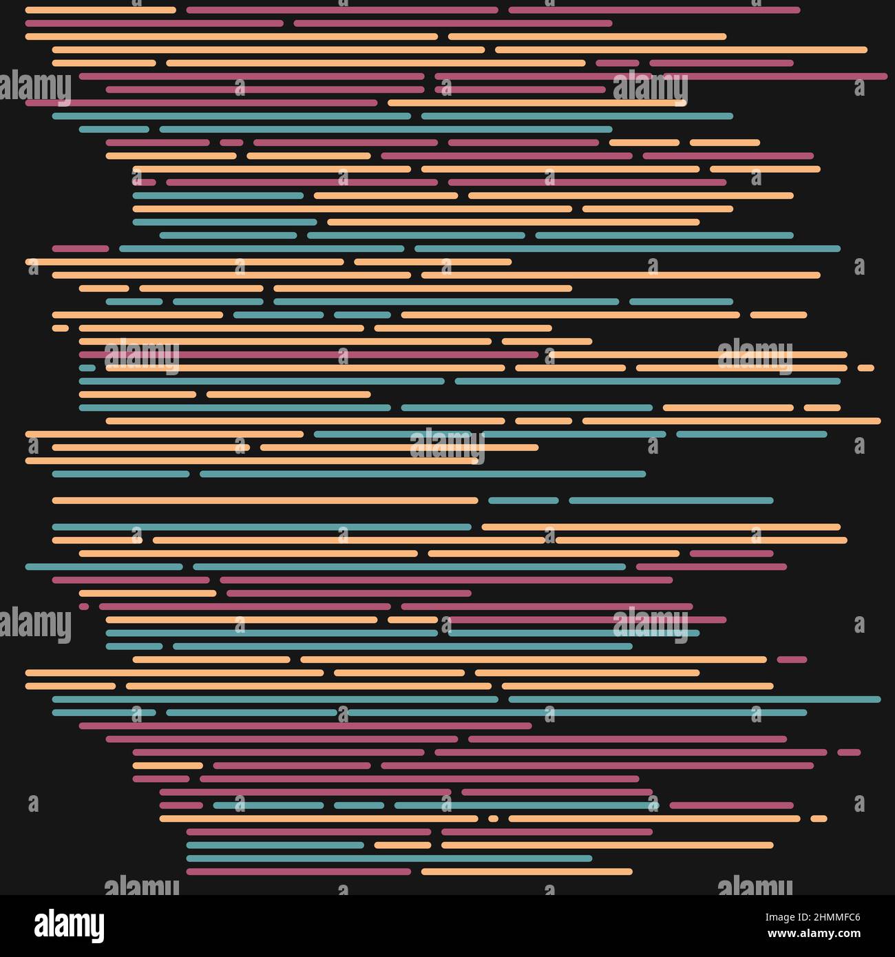 Cartoon coding simulated lines vector illustration Stock Vector Image ...
