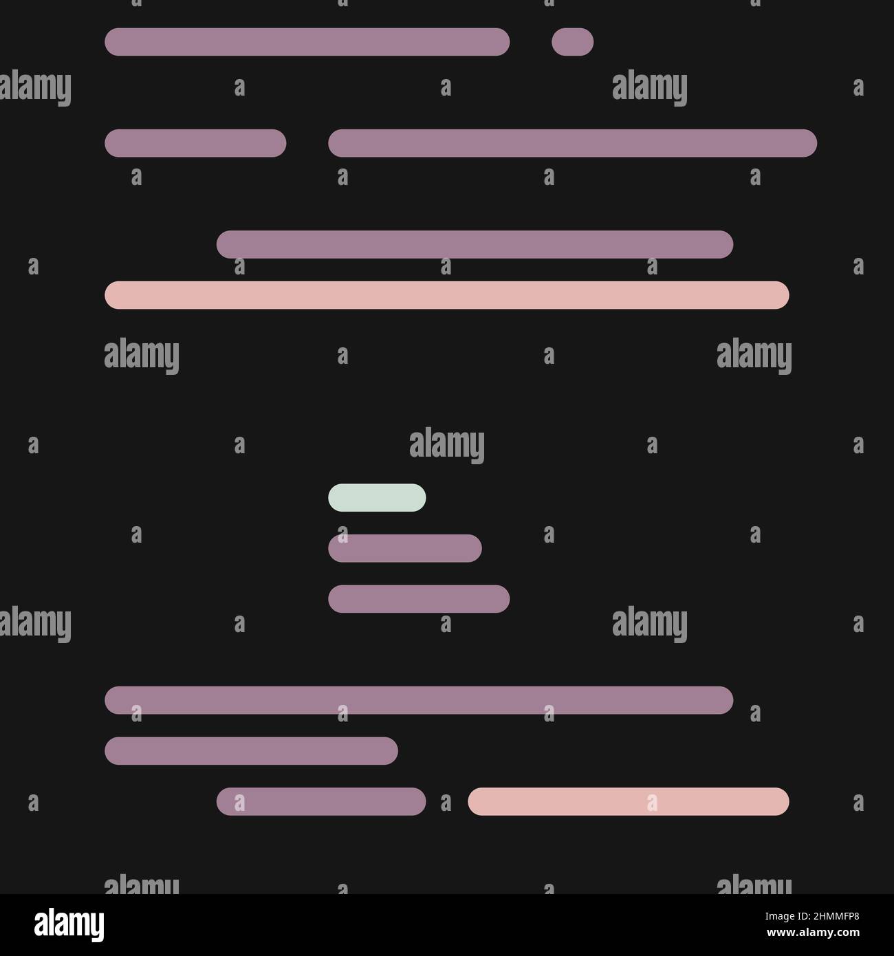 Cartoon coding simulated lines vector illustration Stock Vector Image ...