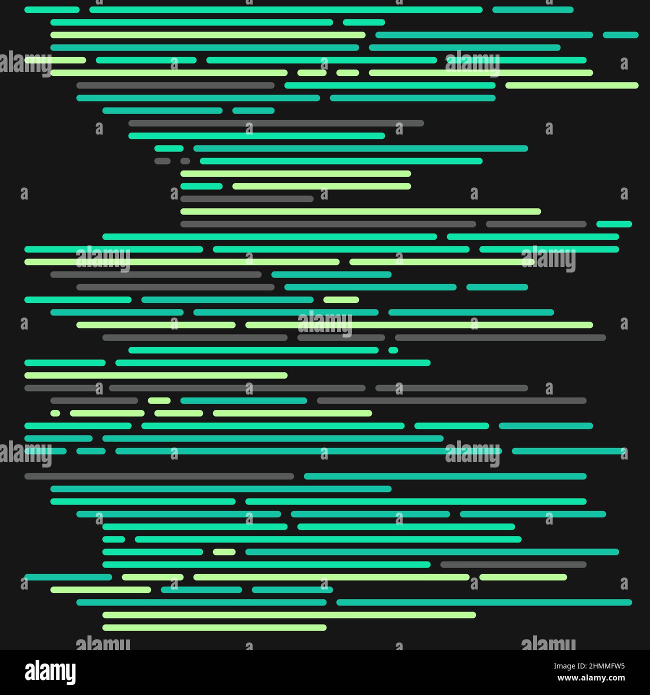 Cartoon coding simulated lines vector illustration Stock Vector Image ...