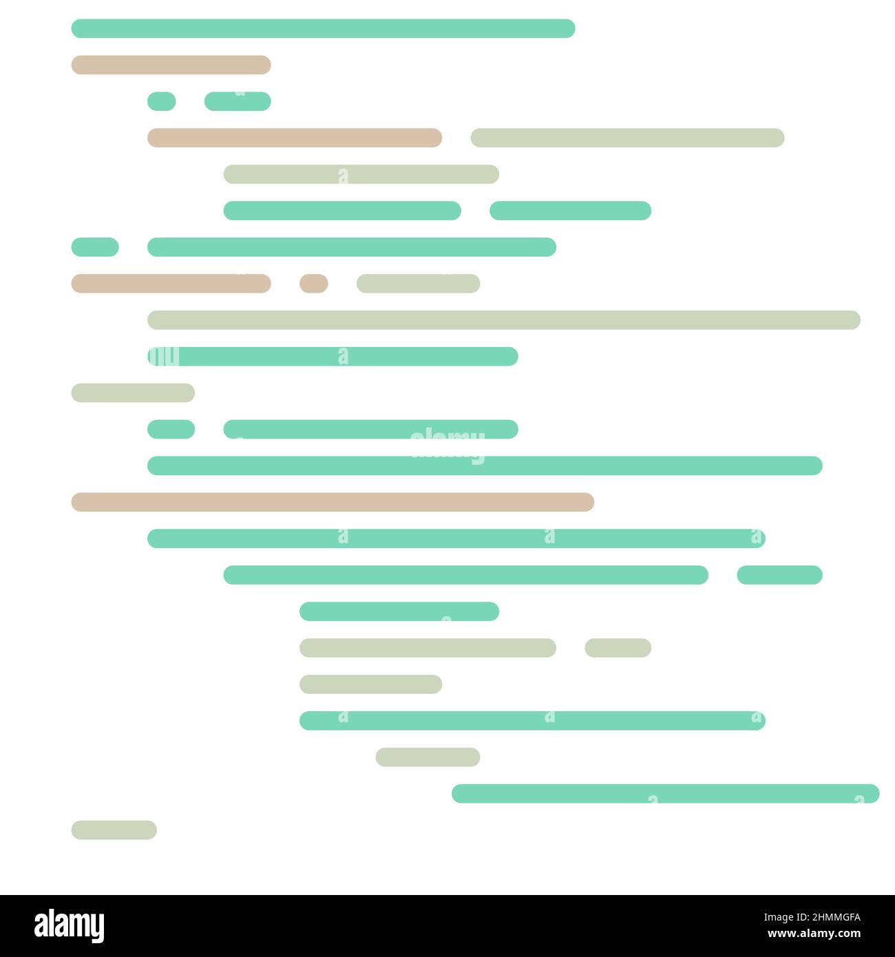 Cartoon coding simulated lines vector illustration Stock Vector Image ...