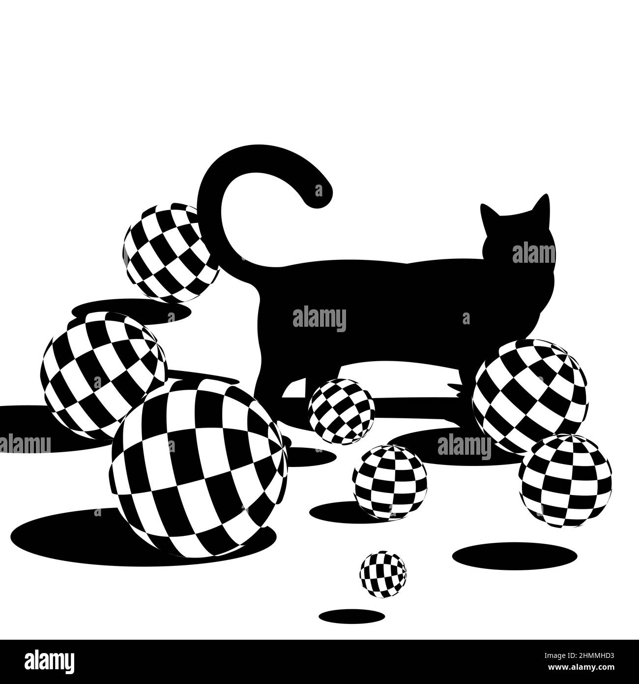 Cat pixel Cut Out Stock Images & Pictures - Page 2 - Alamy