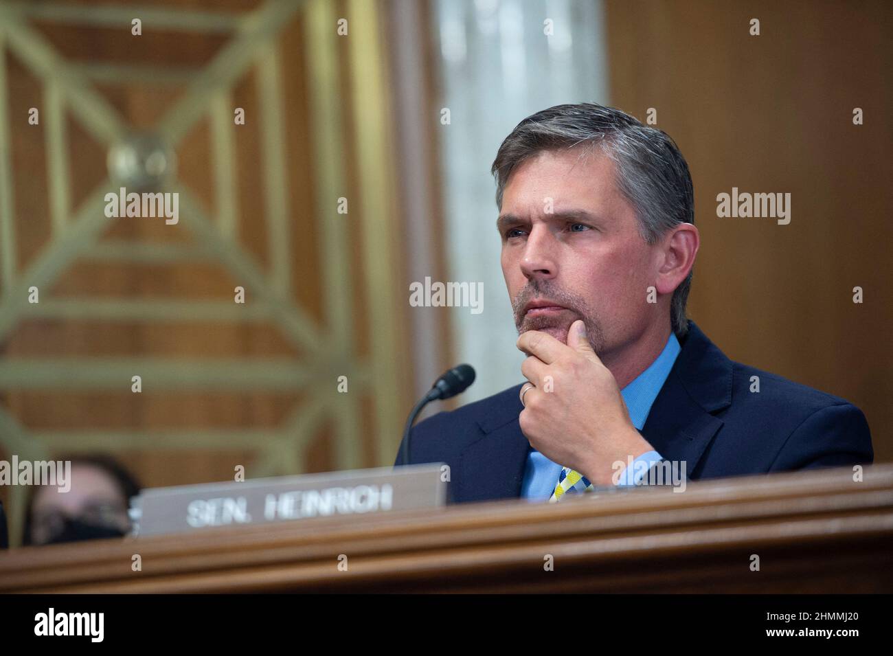 Sen. Martin Heinrich, D-NM, Looks On During A US Senate Energy And ...