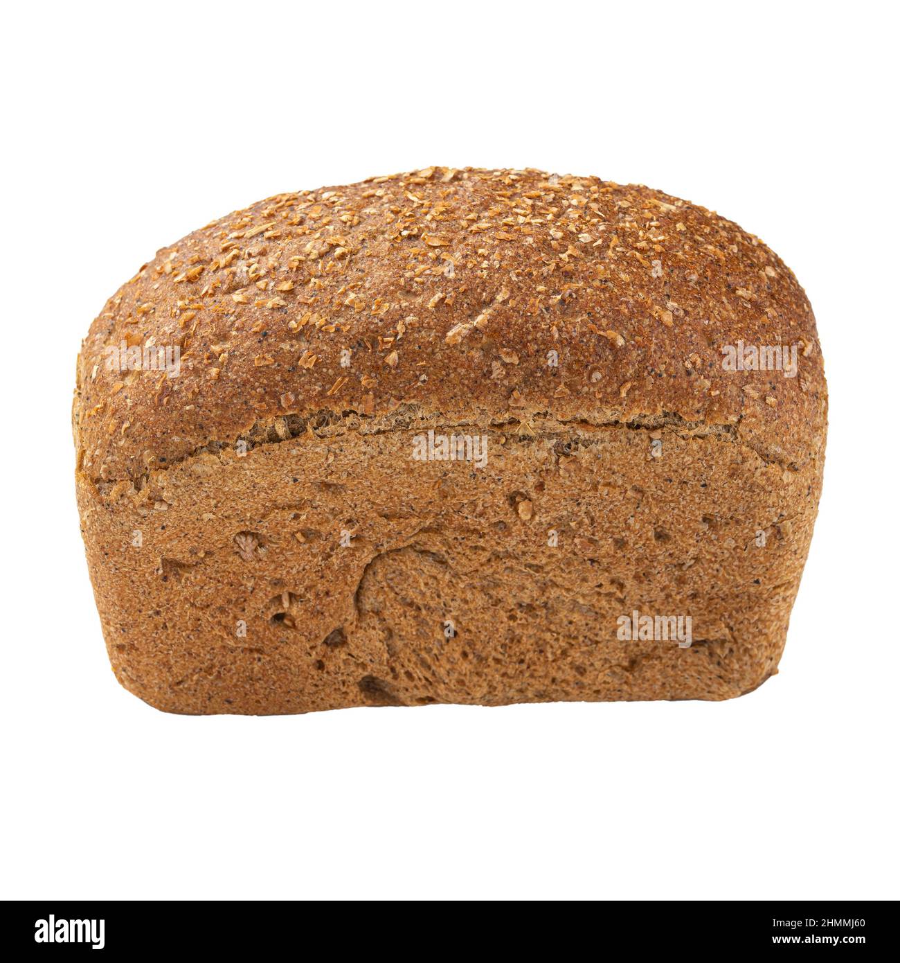 Isolated fresh baked loaf of rye bread Stock Photo Alamy