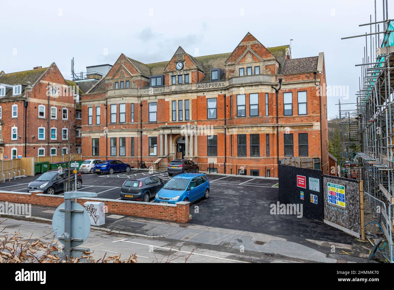 The Victoria Hospital Folkestone, recently converted to apartments Stock Photo Alamy
