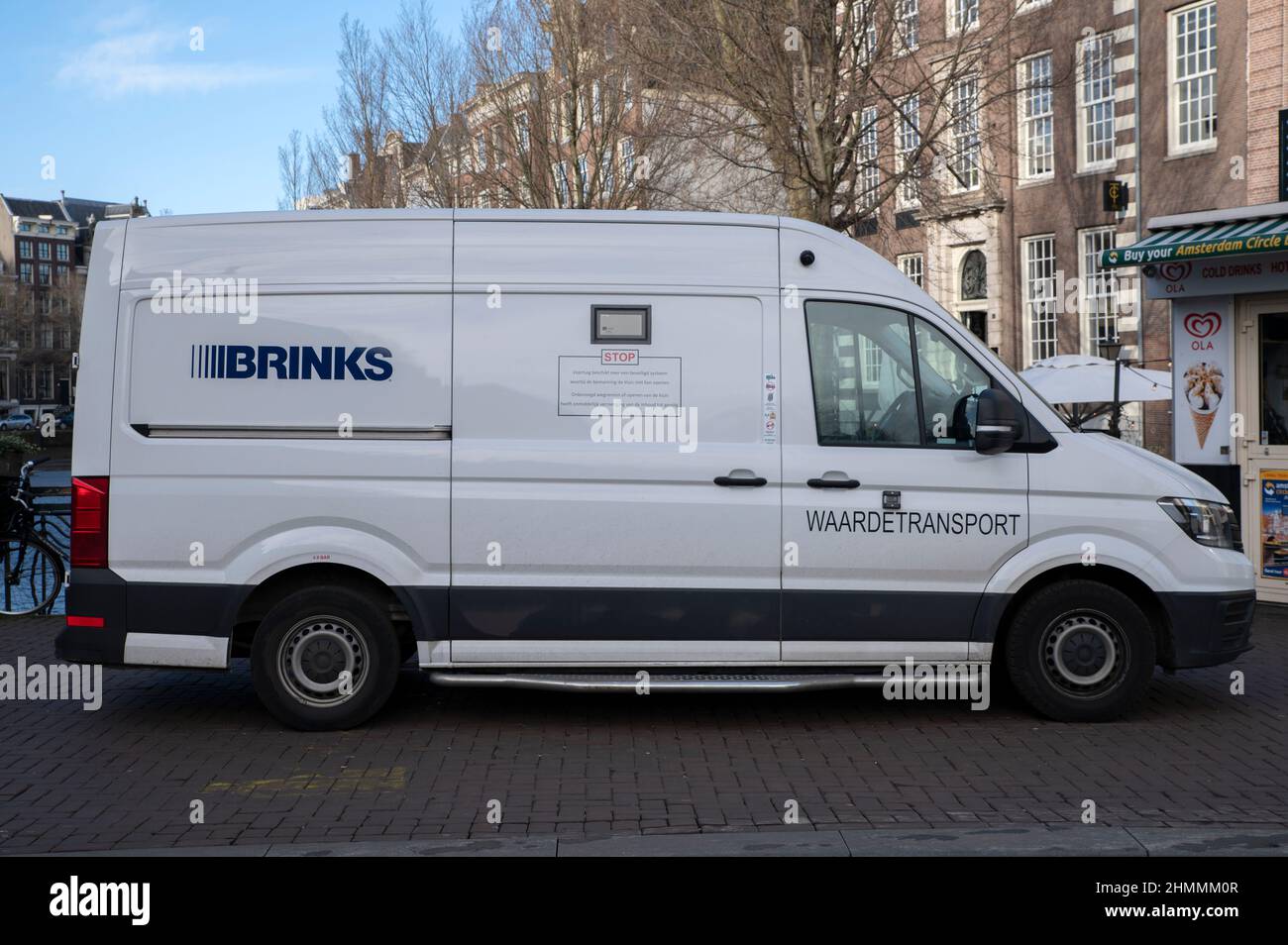 Brinks Company Van At Amsterdam The Netherlands 822022 Stock Photo