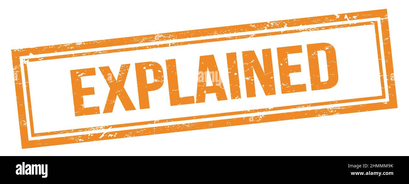 Explained stamp Cut Out Stock Images & Pictures - Alamy