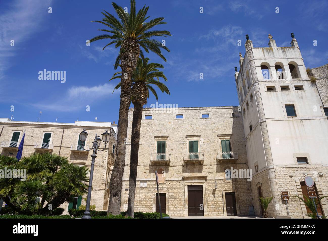 Terlizzi, historic city in Bari province, Apulia, Italy: typical buildings Stock Photo