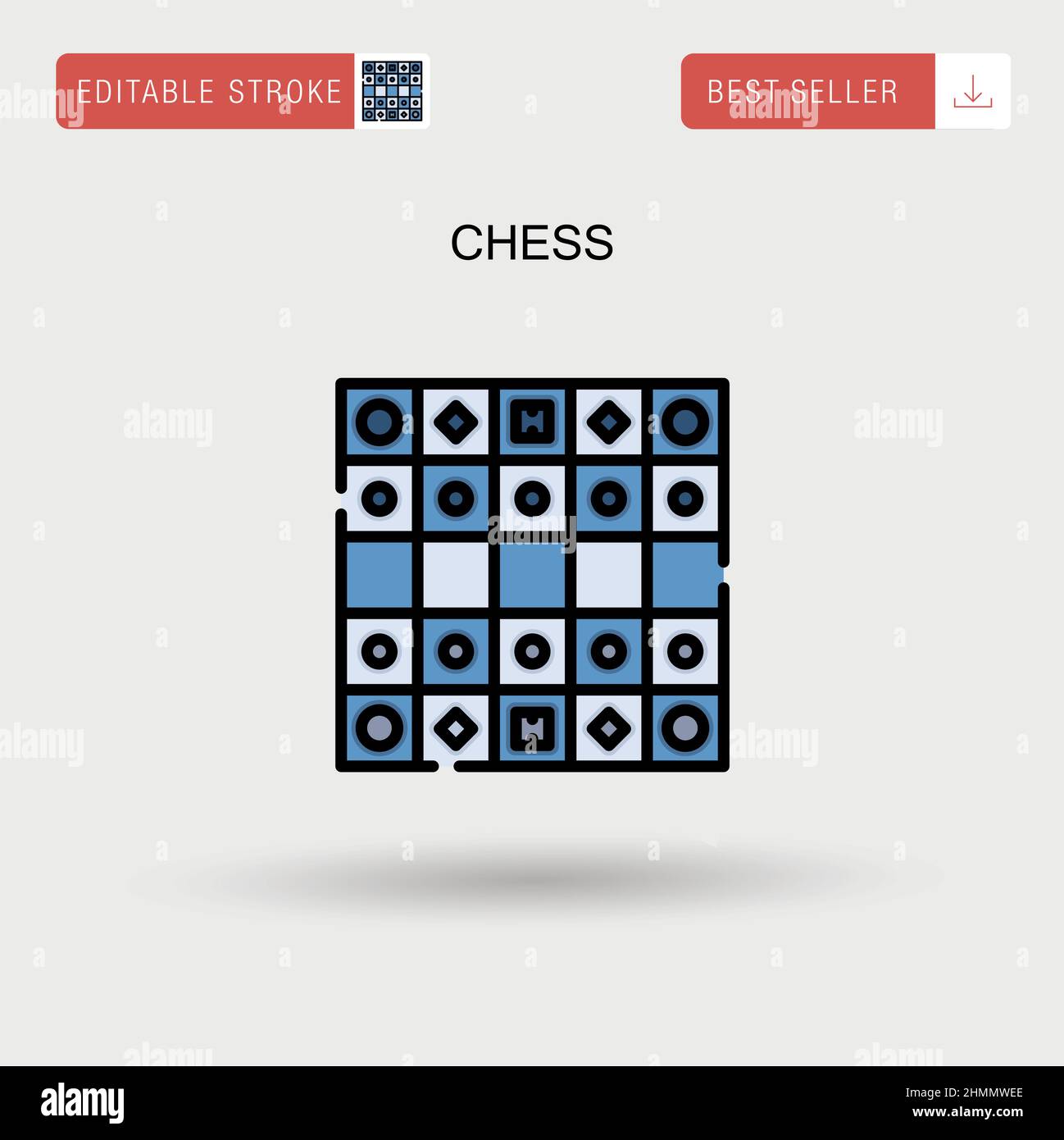 Black chess rook simple Stock Vector Images - Alamy