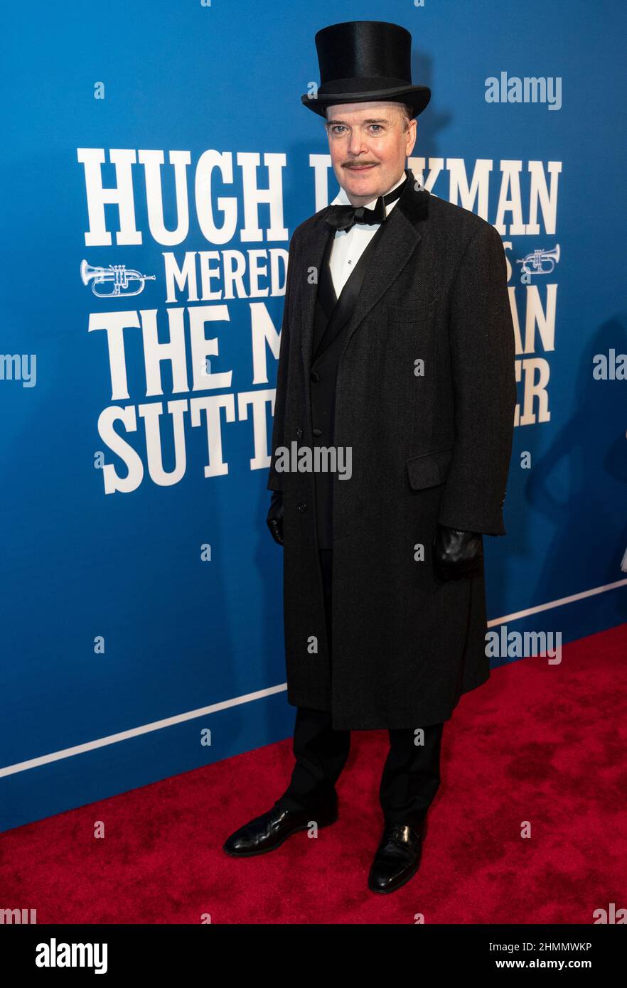 Jefferson Mays attends the opening night of "The Music Man" on Broadway at  Winter Garden Theatre in New York on February 10, 2022. (Photo by Lev  Radin/Sipa USA Stock Photo - Alamy