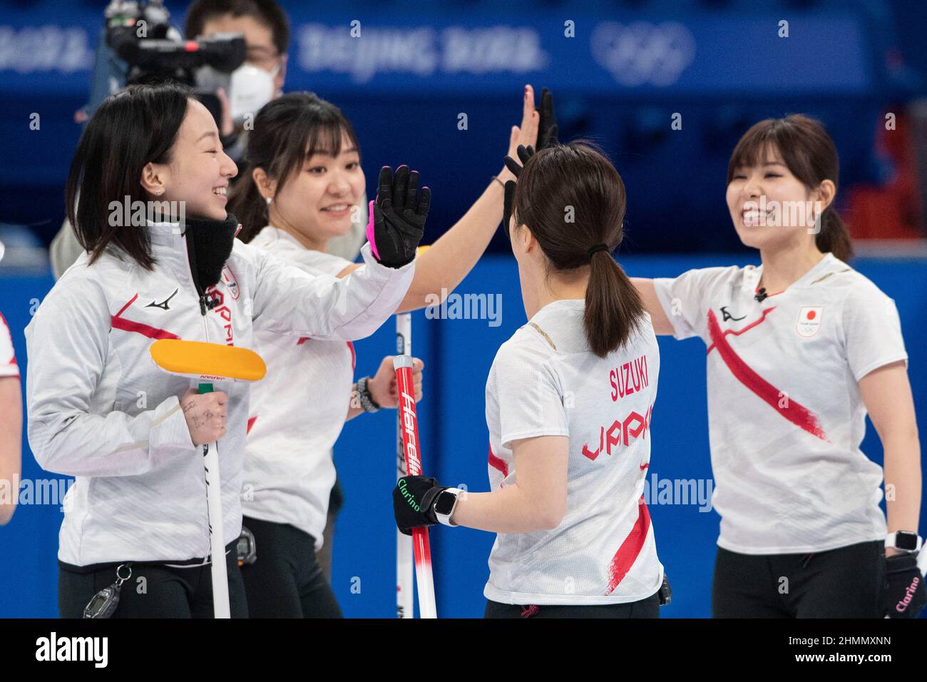 Japans Team Group (JPN) February 11, 2022 Olympic Curling