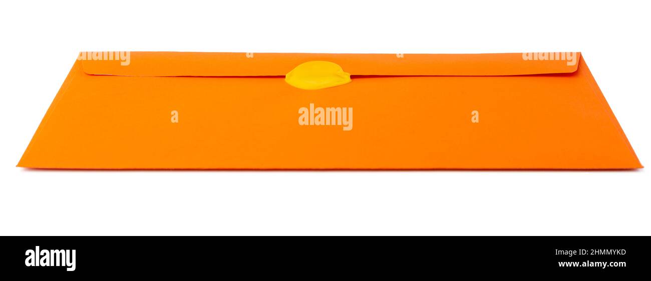 yellow envelope isolated on white background Stock Photo Alamy
