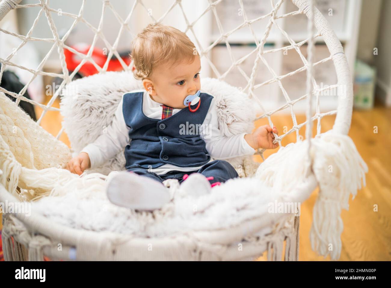 Male toddler pacifier home hi-res stock photography and images - Alamy