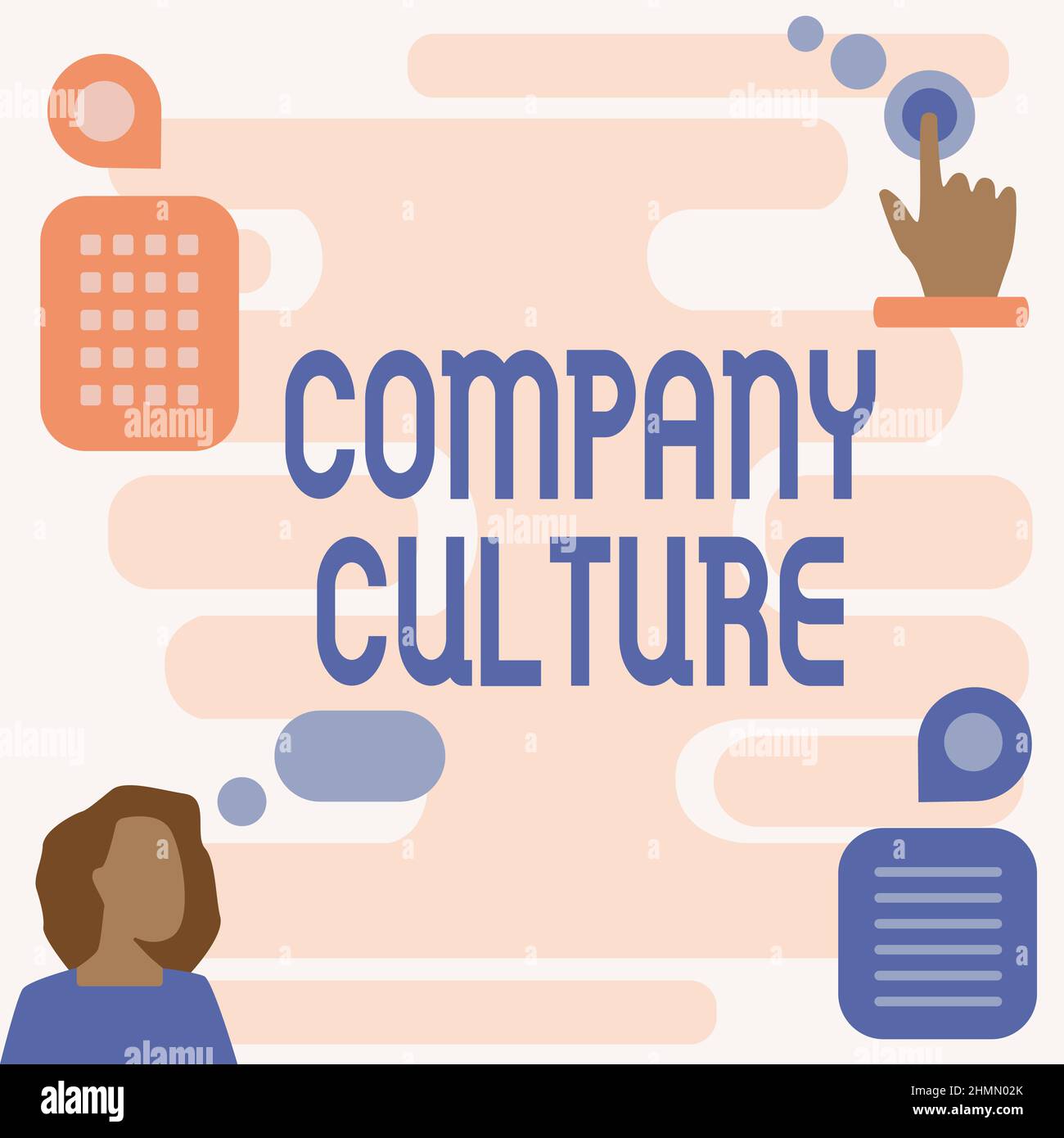 Conceptual display Company Culture