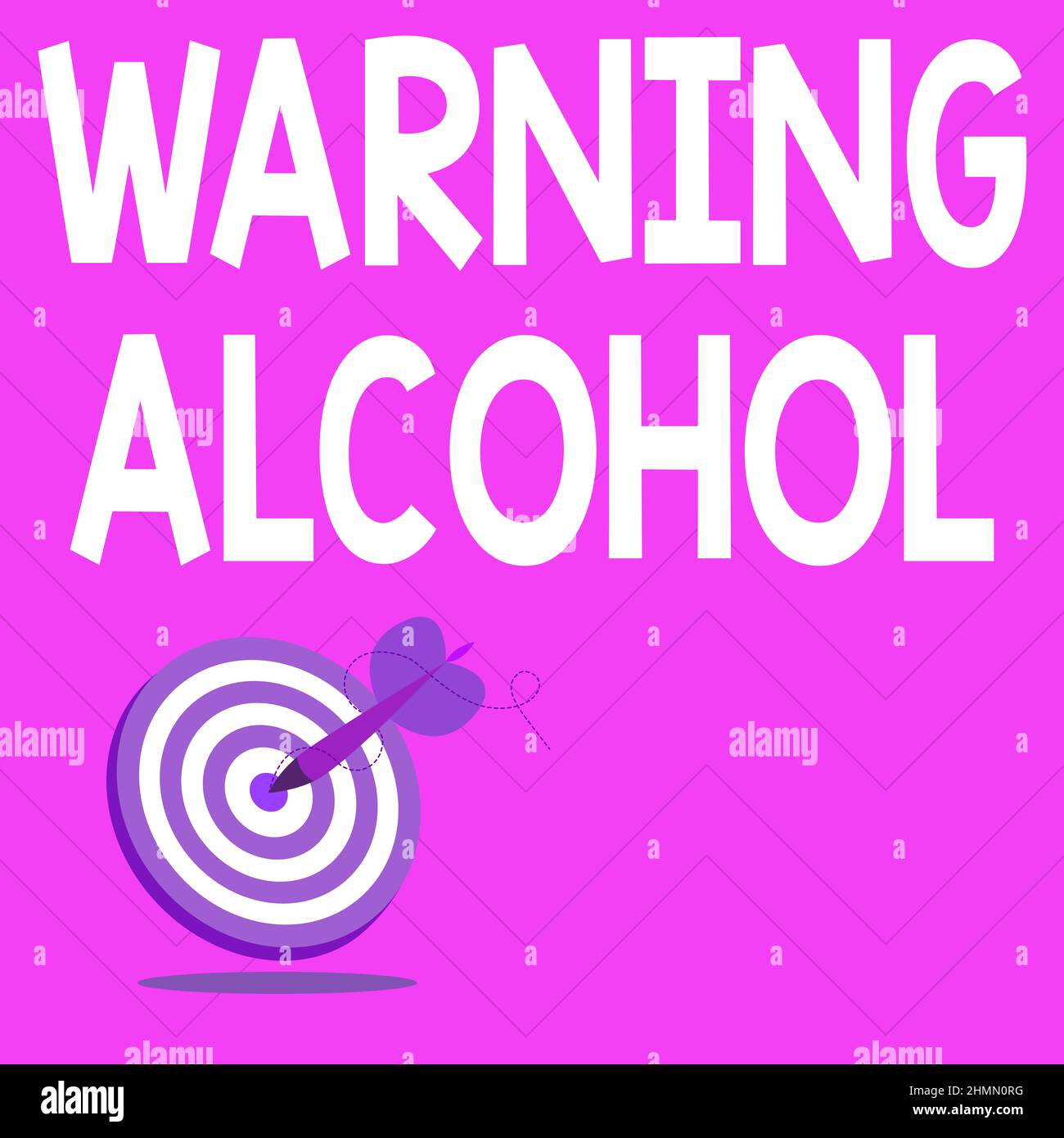 Sign displaying Warning Alcohol. Business overview Warning Alcohol