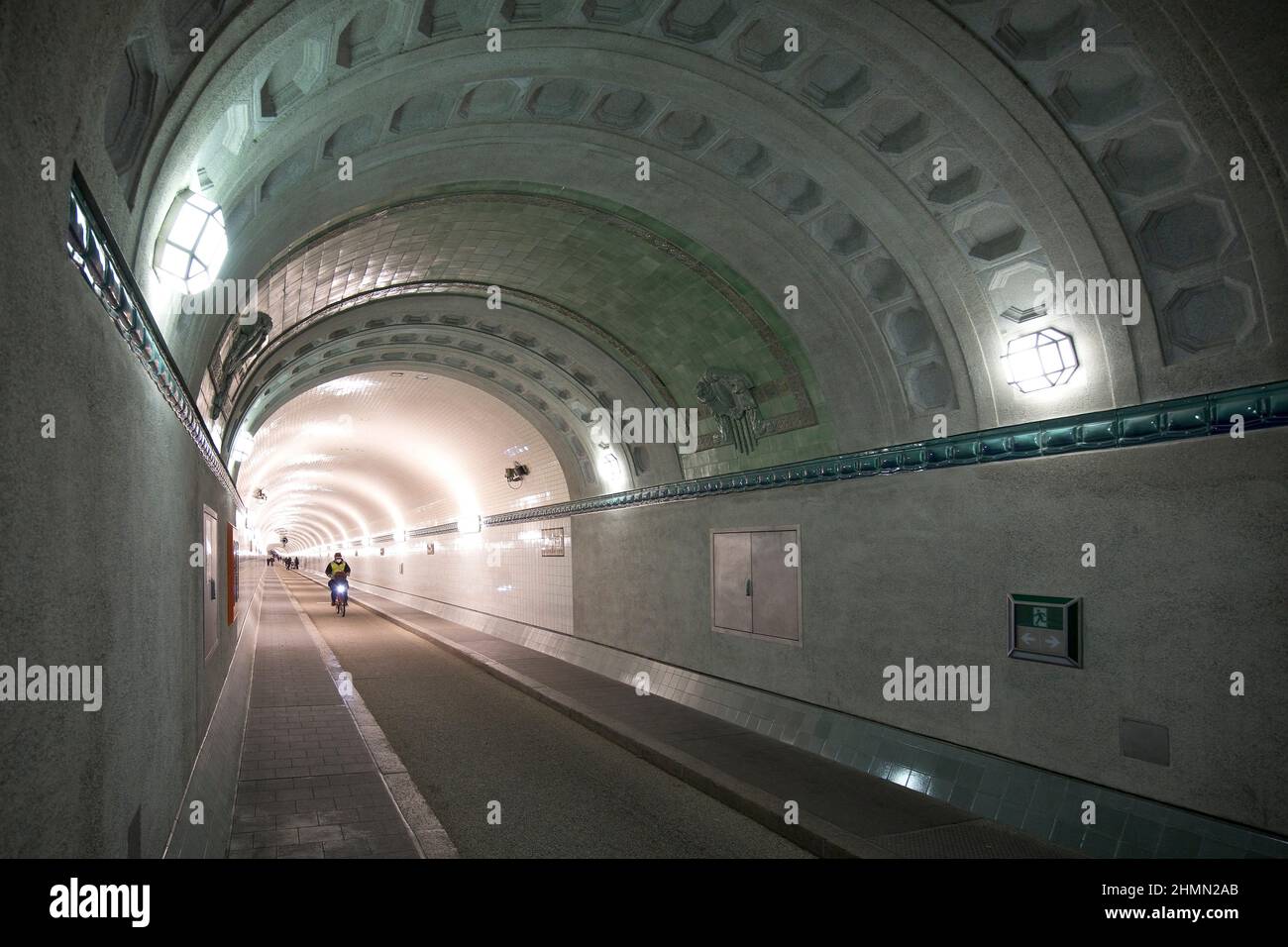 Old Elbe Tunnel, Germany, Hamburg Stock Photo - Alamy