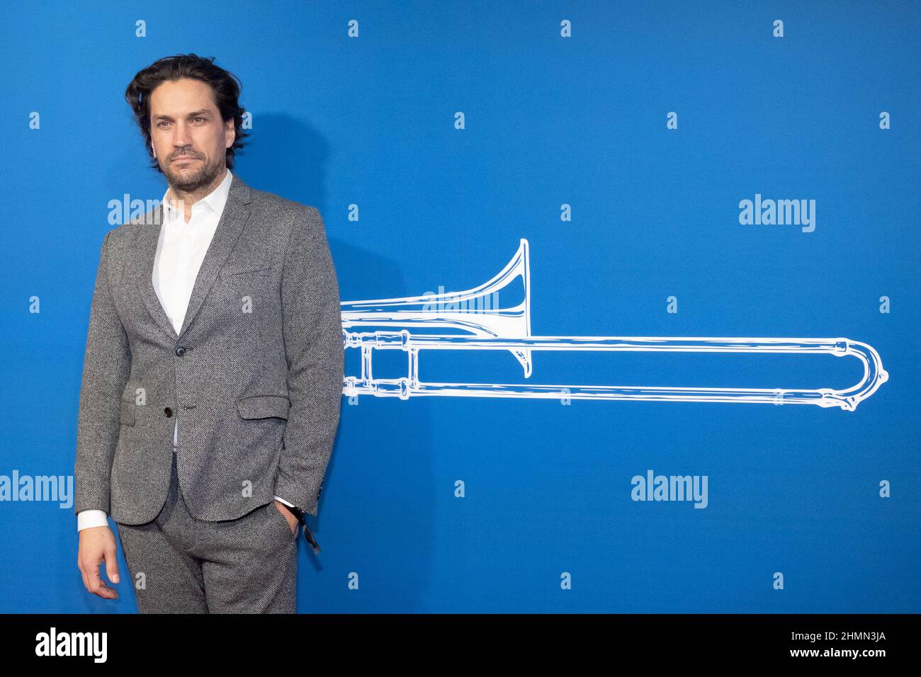 New York, USA. 10th Feb, 2022. Will Swenson attends the opening of the musical “The Music Man” at the Winter Garden Theatre on Broadway in New York, New York, on Feb. 10, 2022. (Photo by Gabriele Holtermann/Sipa USA) Credit: Sipa USA/Alamy Live News Stock Photo