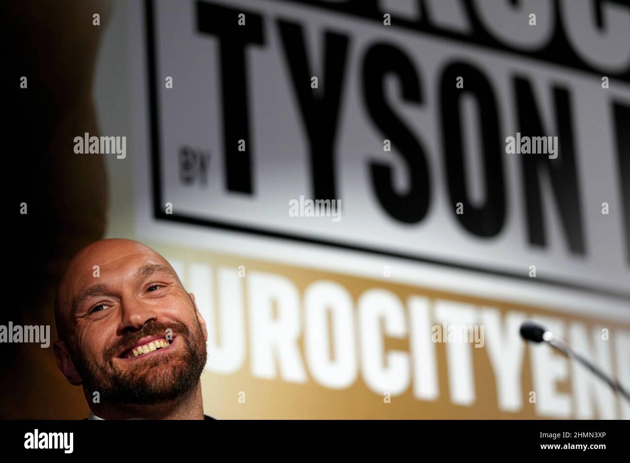 Tyson Fury During An Interview At The Park Plaza Waterloo, London ...