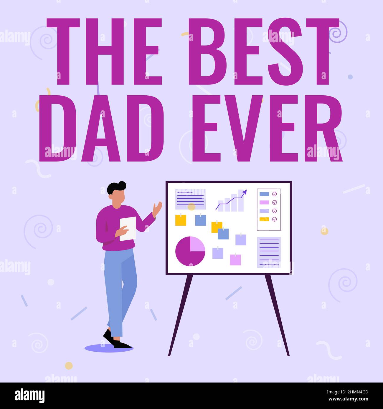 Inspiration showing sign The Best Dad Ever. Business showcase used to ...