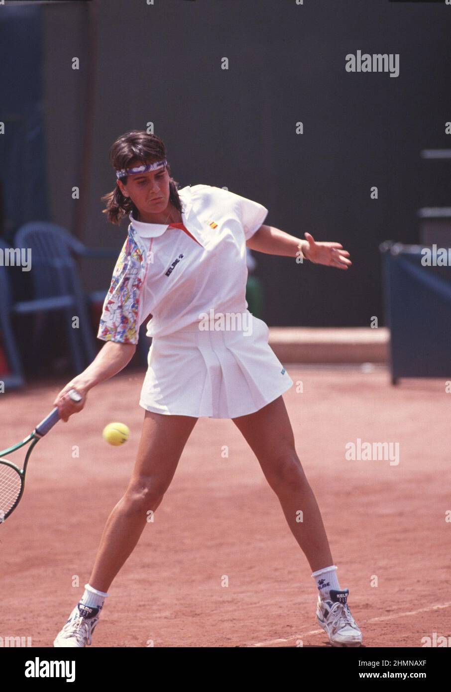 CONCHITA MARTINEZ. TENISTA ESPAÑOLA . MONZON 1972 - . FOTO AÑO 1992. Stock Photo