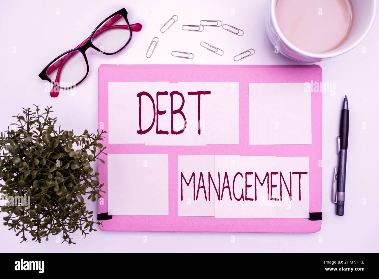 Writing displaying text Debt Management. Business concept The formal agreement between a debtor